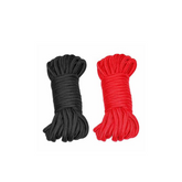 Black and Red Bondage Ropes Set Two Pieces for Adults Rope