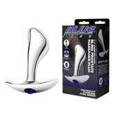 Blue Line 2.5 Inch Stainless Steel Bling Prostate Massager Plug Prostate Tools