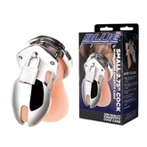 Blue Line Small Stainless Steel Cock Humiliation Chastity Cage Cages