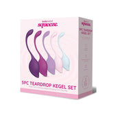 Bodywand Squeeze 5 Piece Teardrop Kegel Set Weighted Coloured > Sex Toys For Ladies > Kegel Exercise