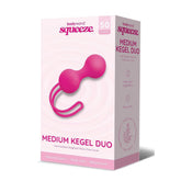 Bodywand Squeeze Medium Kegel Duo 50g Weighted Kegel Balls Pink > Sex Toys For Ladies > Kegel Exercise