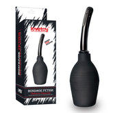 Bondage Fetish Deluxe Unisex Douche with Curved Nozzle 310ml Black Douches