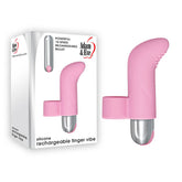 Adam & Eve Silicone Finger Vibe – Rechargeable Silicone Finger Stimulator with 10 Functions Pink Finger Stimulator