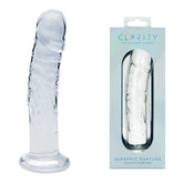 Clarity Seraphic Rapture (Clear) – 17.8 cm Sculpted Glass Dildo Clear GLASS TOYS