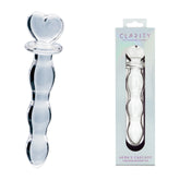 Clarity Hera's Cascade – 15 cm Sculptural Glass Dildo Clear GLASS TOYS