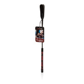 CalExotics Scandal Split Tip Crop Black and Red Hand-Stitched Riding Crop Whips & Paddles