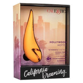 California Dreaming Hollywood Hottie Orange Mini Massager with 10 Vibration Functions and Rechargeable Vibrators