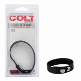 Colt Leather C/B Straps Adjustable 3 Snap Black Leather Strap COCK RINGS