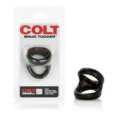 Colt Snug Tugger Black Double Cock Ring with Scrotum Support COCK RINGS Sling