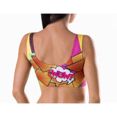 Comics Hot Crop Top for Women Size S to XL Large Panties