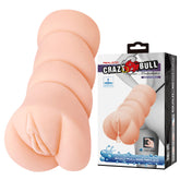 Crazy Bull Vagina Stroker Realistic Skin Tone Strokers - Manual