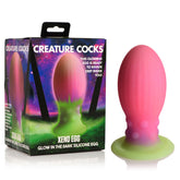Creature Cocks Xeno Egg (Glow in Dark) – Ribbed Alien Egg Vibrator Fantasy Dongs