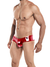 Cut For Men High Cut Cheeky Brief Red Small Mens Thongs