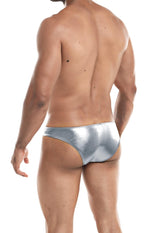 Cut For Men Low Rise Bikini Silver Extra Large Mens Briefs