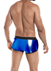 Cut for Men Athletic Trunk Boxer Blue Medium Mens Trunks