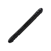 Double Header 18 Inch Veined Dong Black – Large Double-Ended Dong > Dildos > Double Dildos