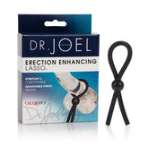 Dr. Joel Erection Enhancing Lasso Black 4.75 Inch Stretchy Adjustable Latex Ring COCK RINGS