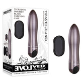 Evolved Travel-Gasm (Gray) – Waterproof Bullet Vibrator Grey BULLETS