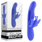 Evolved Butterfly Dreams Vibrator 23.8cm Flexible Design Purple VIBRATORS-RABBIT-MULTI