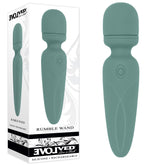 Evolved Rumble Wand Olive Green Mini Massager Green VIBRATORS