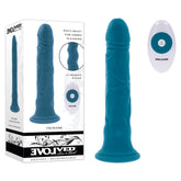 Evolved TSUNAMI Large Realistic Vibrator 24.4 cm Blue DONGS Vibrating