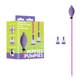 Nippies Pumpies – Silicone Nipple Sucker with 51.6cm Hose Pump Purple > Sex Toys > Nipple Suckers