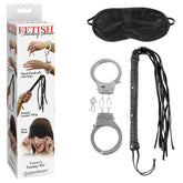 Fetish Fantasy Series Lover's Fantasy Bondage Kit 3 Piece Set Whips & Paddles