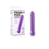 Finger Poke 4 Inch Vibrating Bullet Purple Finger Stimulator