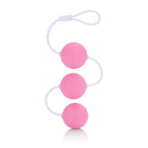 First Time Love Balls Triple Lover Pink Kegel Balls Set 1.25 Inch Each with Retrieval Loop > Sex Toys For Ladies > Kegel Exercise
