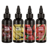 Fuck Sauce Flavored Water-Based Personal Lubricant Variety Pack 2oz – Strawberry, Banana, Cherry, Watermelon Speciality Lubricants