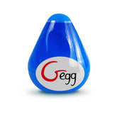 GEgg Masturbator Blue 6.5cm Compact Stretchy Sleeve Blue Strokers - Cup|Egg