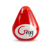 GEgg Masturbator Red 6.5cm Compact Pleasure Sleeve Red Strokers - Cup|Egg