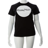 Gender Fluid Logo Tee Medium Black 100% Cotton Screen Printed GENDER EXPRESSION
