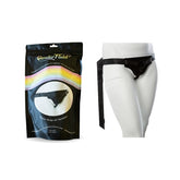 Gender Fluid Skylar Strap-On Harness One Size Black with Adjustable Nylon Straps and Padded Comfort Harnesses & Strap-Ons