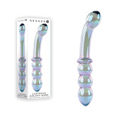 Gender X Lustrous Galaxy Wand 18.5 cm Violet Glass Massager Blue > Sex Toys > Glass