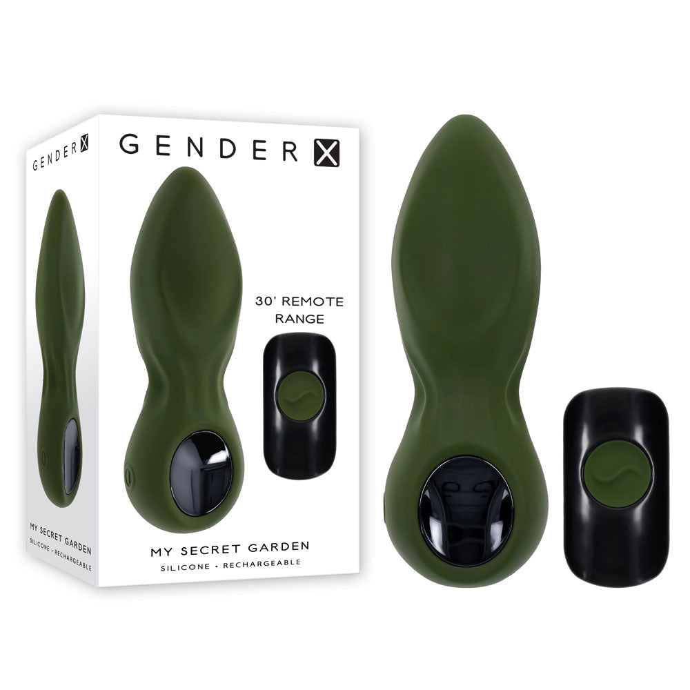 Gender X MY SECRET GARDEN Remote-Controlled Toy 14.6cm Green GENDER EXPRESSION Gender X MY SECRET GARDEN Remote-Controlled Toy 14.6cm Green GENDER EXPRESSION