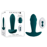 Gender X TUNNEL TAPPER Remote Control Plug 12.1 cm Grey Butt Plugs - Vibrating