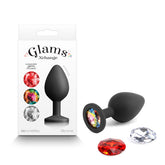 Glams Xchange Medium Butt Plug with Interchangeable Gems > Anal Range > Jewel Butt Plugs