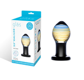 Glas 3.5 Inch Galileo Butt Plug - Handcrafted Glass Adult Toy for Beginners DONGS Glass