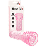 Adam & Eve Super Head Honcho – Oral Stroker Pink Strokers - Manual