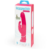 Happy Rabbit Realistic Dual Density Rabbit Vibrator Pink 6 Inch Insertable Length VIBRATORS-RABBIT-MULTI