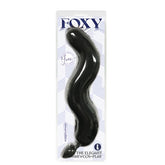 Foxy Fox Tail Silicone Butt Plug – Large Silicone Butt Plug Black > Anal Range > Tail Butt Plugs