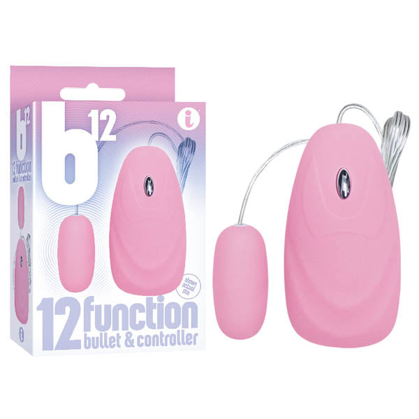The 9's B12 (Black) – Waterproof 12-Function Bullet Vibrator Pink BULLETS & EGGS The 9's B12 (Black) – Waterproof 12-Function Bullet Vibrator Pink BULLETS & EGGS