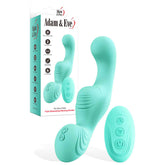 Adam & Eve The Wave Rider (Teal) – USB Rechargeable Remote-Controlled Triple Stimulating Grinder Pad Teal STIMULATORS