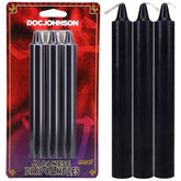 Japanese Drip Candles Black 3 Pack for Sensation Play Drip Candles