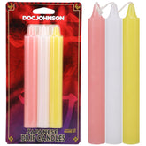 Japanese Drip Candles for Hot Wax Play 3 Pack Drip Candles