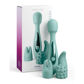 JimmyJane Canna Teal 21.8 cm Massage Wand with 3 Heads Default Title Vibrators