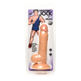 Jock Wrestling Wayne 7 Inch Light PVC Dildo with Balls Harness Compatible Dongs Realistic