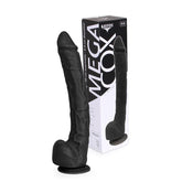 Kiotos Cox Mega Black 03 Large Suction Cup Realistic Dildo 37 cm Dongs Realistic