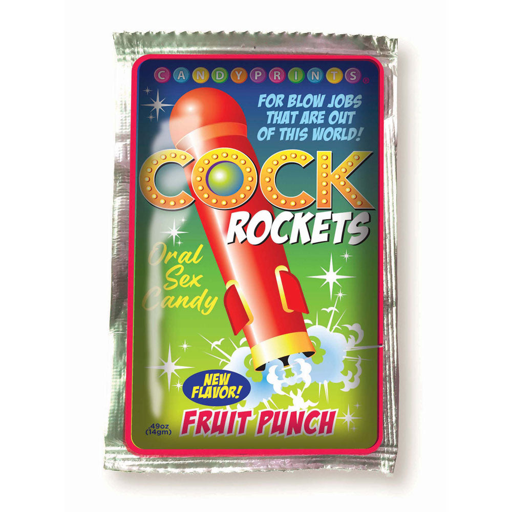 Cock Rockets Fruit Punch – Flavored Oral Candy 15 Grams Default Title Edible Cock Rockets Fruit Punch – Flavored Oral Candy 15 Grams Default Title Edible